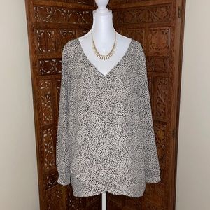 XL Chelsea & Theodore Long Sleeve Blouse